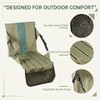 Stadium Cushion Soft Foldable Seat Cushion with Back Support, Foldable