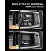 Double-Layer Center Console Organizer For 2025 Hyundai Tucson(Limited)/2025 Tucson Hybrid(Blue/SEL