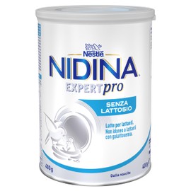NIDINA EXPERT Pro Senza Lattosio Latte per Lattanti Polvere, Latta 400g
