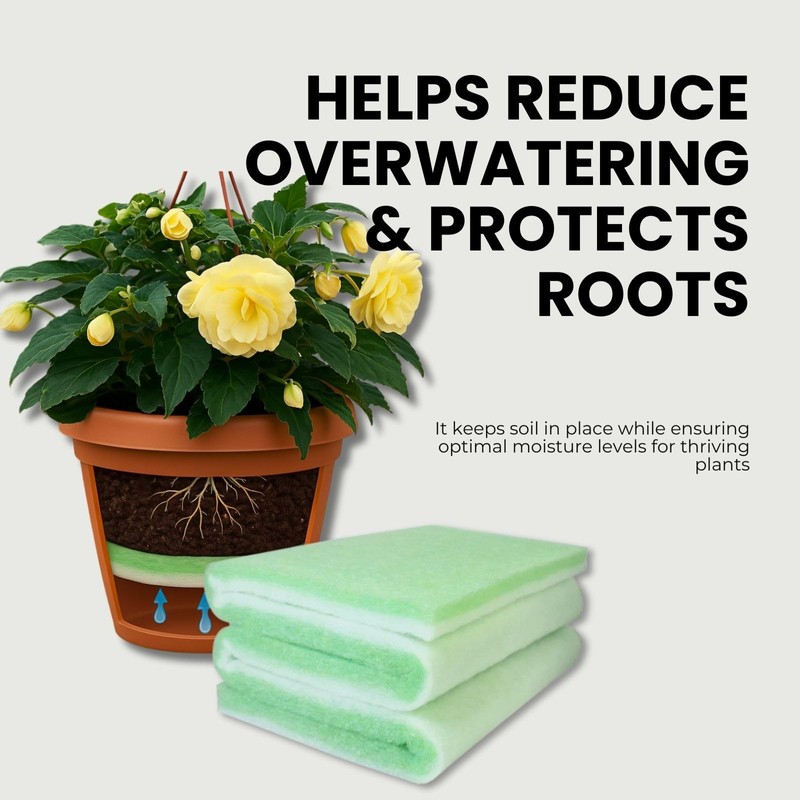 Juglok 2Pcs (47.2" x 11.8") Extra-Thick Planter Insert – Lightweight