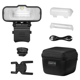 Flashpoint MF12 Macro Flash, R2 2.4GHz Wireless Control Off Camera Flash, Built-in 3.7V/6.29W Lithium Battery, Color Effects Set and Color Temperature Adjustment Set for Flash Macro Photography