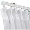 Plastic Curtain Track Gliders–Ceiling Sliding Curtain Track Hooks,Drapery Roller Carriers,Shower