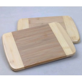TableCraft 2pc Reversible BAMBOO Cutting Board Set, Natural Finish, 8" x 5.75", NEW
