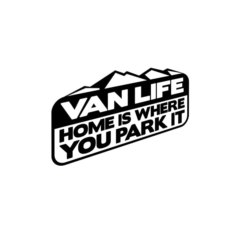 Vanlife Decal - Car Camper Van, Motorhome, Funny Style -