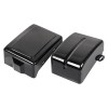 Unbranded Gloss Black Battery Box Side Covers For Harley Dyna