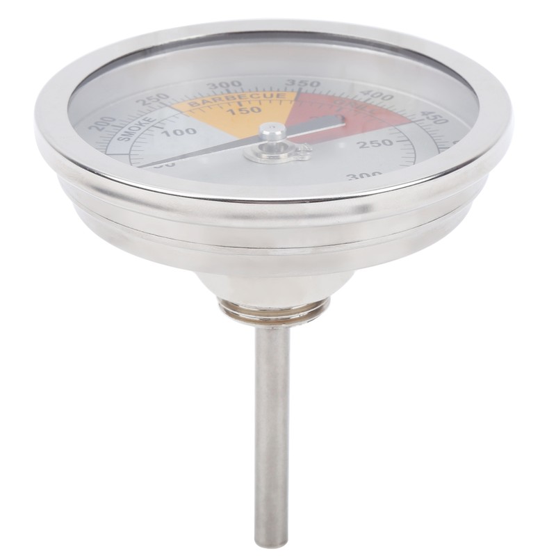 0‑300℃ 1/2in NPT Stainless Steel Grill Thermometer Oven Temperature Meter