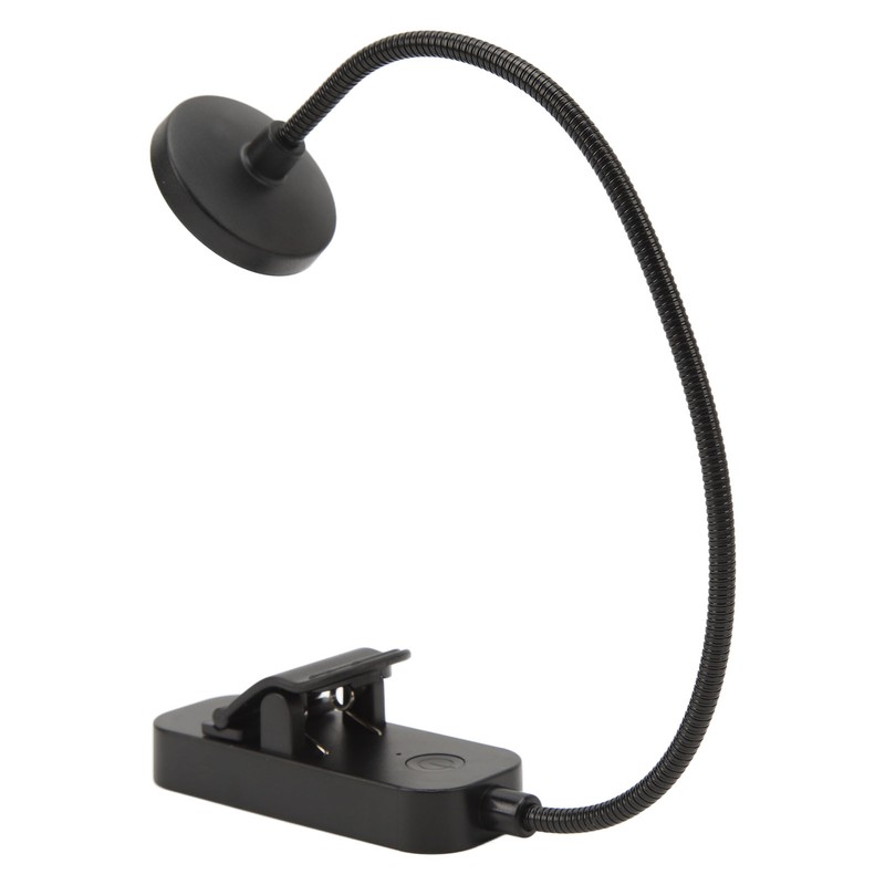 LED Book Light 3 Color Temperature Stepless Dimming USB Rechargeable