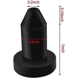 Taicols 3 Pack Kayak Drain Plug Scupper Plugs for Boat Canoe Holes Stoppers Compatible with Sun Dolphin Kayaks Aruba 8 SS, Black Pelican Kayak Pelican Kayak Accessories Scupper Plugs for Kayak
