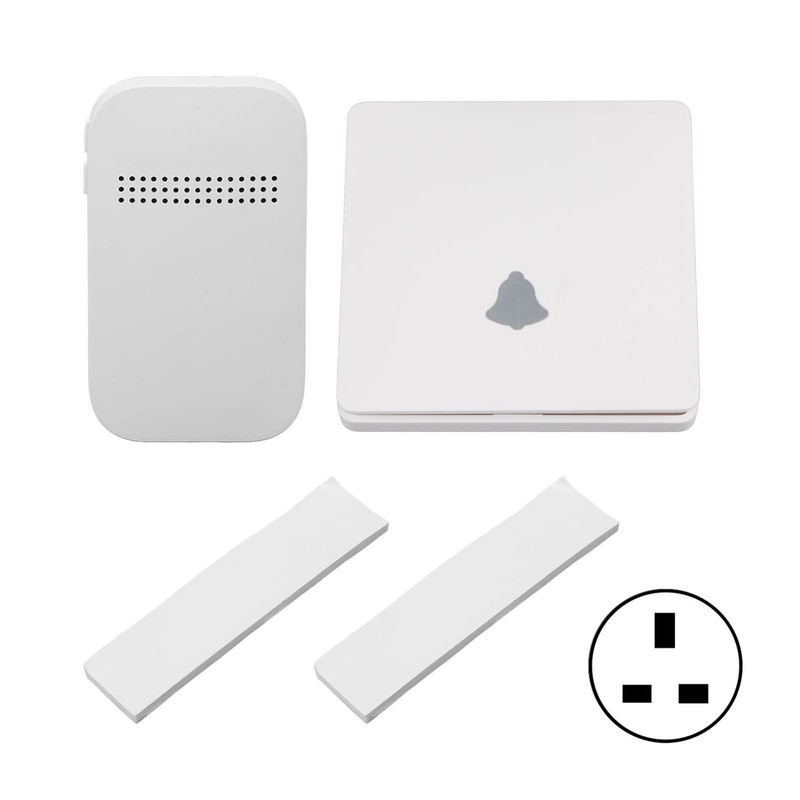 0.25W 433MHz Self Powered Wireless Doorbell 86 Switch to For