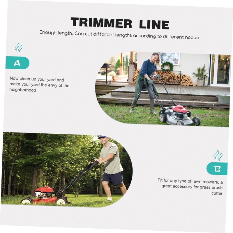 BESPORTBLE Mowing Trimmer Rope String Trimmer Line for Lawn Mowers