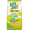 Late July Snacks, Thin & Crispy Organic Tortilla Chips, Sea