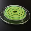 Acrylic Large Flanged Circular Angle Spirit Bubble Degree Level (Green