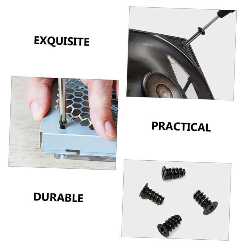 MERRYHAPY Building Kit 50pcs Fan Mounting Screws Self-Tapping Computer Case