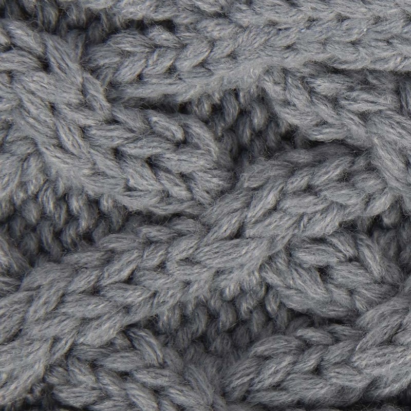 Aran Traditions Cable Knitted Style Headband (Slate)