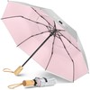 ZOMAKE Anti UV Umbrella for Sun Protection,UPF 50+ Travel Umbrella