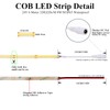 JOYLIT 24V COB LED Strip Lights 2700K Warm White Waterproof