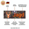 Wilde Hilde Original Jagdin Hunting Sign with Suction Cup -
