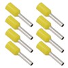 1000pcs E1008 Insulated Ferrules Terminal Copper PVC Pin Cord End
