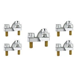 Sanplom 5pzs De Llave Mezcladora Para Lavabo 4'' Maneral Zamac 8955