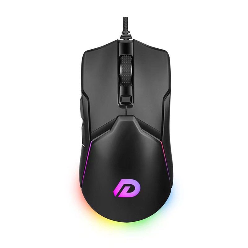 RGB Gaming Mouse 7200DPI USB Mouse Wired 6 Keys ABS