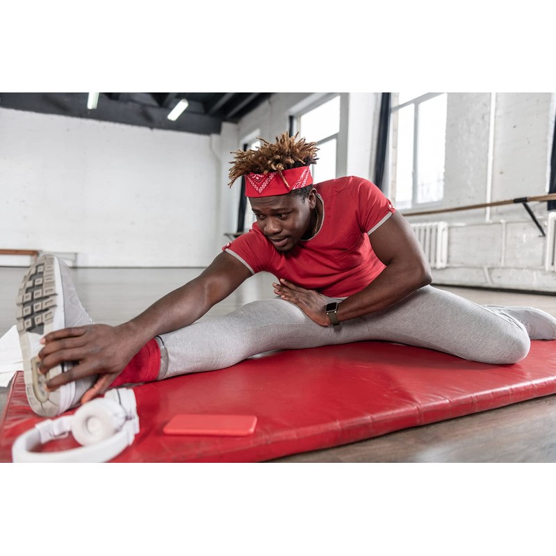 Mechaly Bandanas 100% algodón Paisley, Turquesa, 22