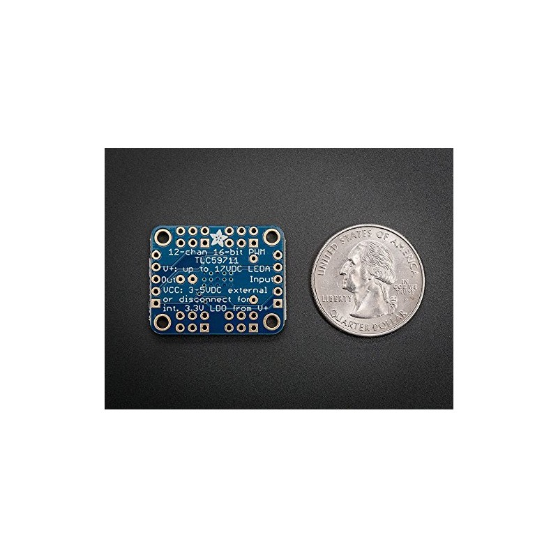 Adafruit 12-Channel 16-bit PWM LED Driver - SPI Interface -