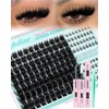 Thick Fairy Lash Clusters Kit DIY Salon-Effect Lash Extensions Wispy
