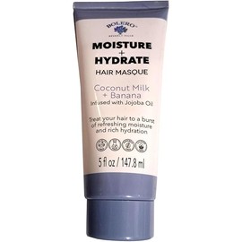Moisture + Hydrate Hair Masque Coconut Milk + Banana Infused with Jojoba Oil 5fl oz