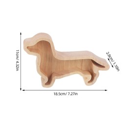 Cabilock Christmas Dachshund Dog Shaped Wooden Serving Platters, Cute Cheese Tray Platter Servers for Home Decor, 7.28x4.33x1.10 Inch, Multi-Functional Dachshund Tray for Daily Use