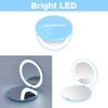 WOBSION LED Compact Mirror with 10X Magnification