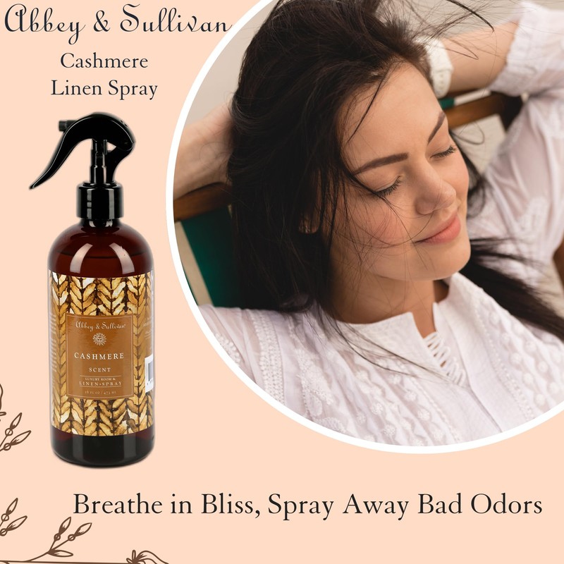 Abbey & Sullivan Linen Spray, Cashmere, 16 oz.