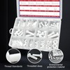 M4 M5 M6 M8 M10 White Nylon Hex Bolt Nut