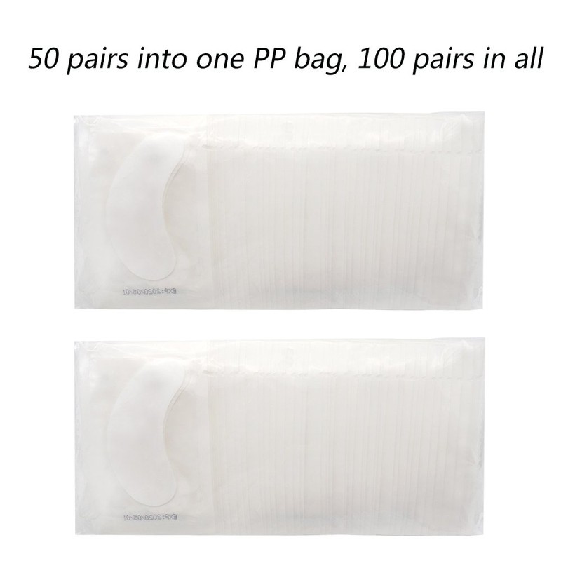 100 Pairs Set Under Eye Pads Disposable Eye Gel Patches