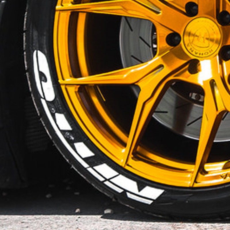 Nitto Permanent Tire Lettering Kit with Glue Gloves 2oz Touch-Up