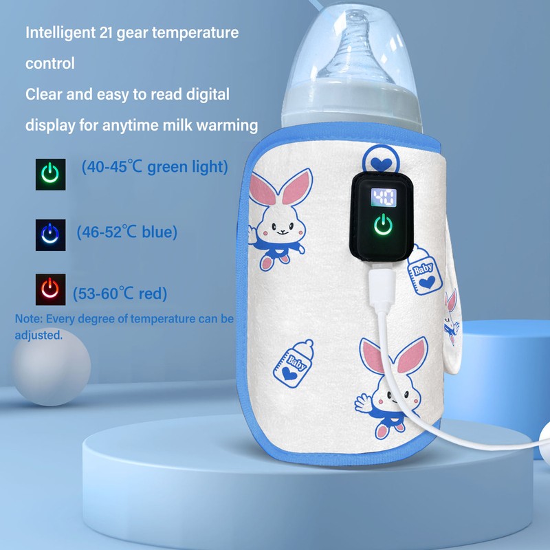 USB Milk Bottle Cover Rabbit Model Universal 21 Speed Digital