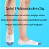 Hicomlor No Show Socks for Men 6 Pack,Non Slip Cotton