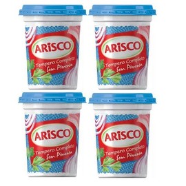 Tempero Completo Sem Pimenta | Complete Seasoning w/Pepper 300gr 10.58oz (4 Pack).