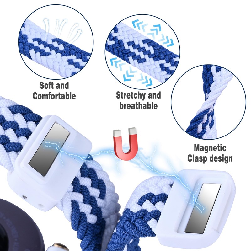 C2D JOY Braided Nylon band Compatible with vivosmart 5 Activity