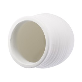 CAPASTEC Aquarium Decorations Hideaway Rock Cave, Ceramic Fish Tank Decoration Stone for Aquatic Pets to Breed Rest, 3.19x3.11x3.11inch (White)