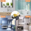 ZACHMEST Sink Organiser with Drain Pan - Kitchen Sponge Holder
