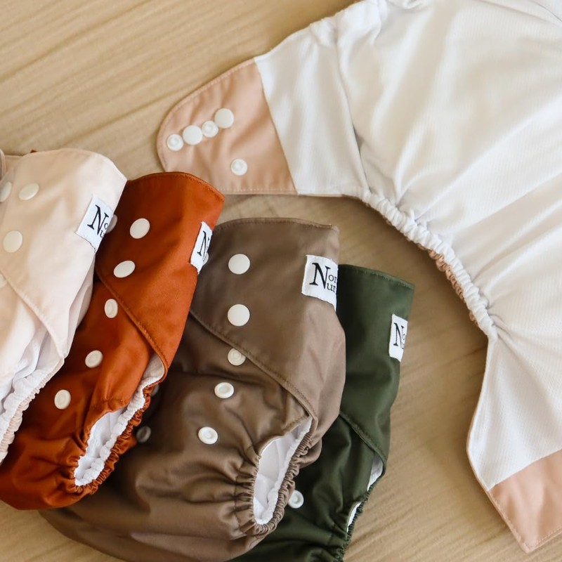 Nora's Nursery AWJ Cloth Diapers 7 Pack with 1 Wet