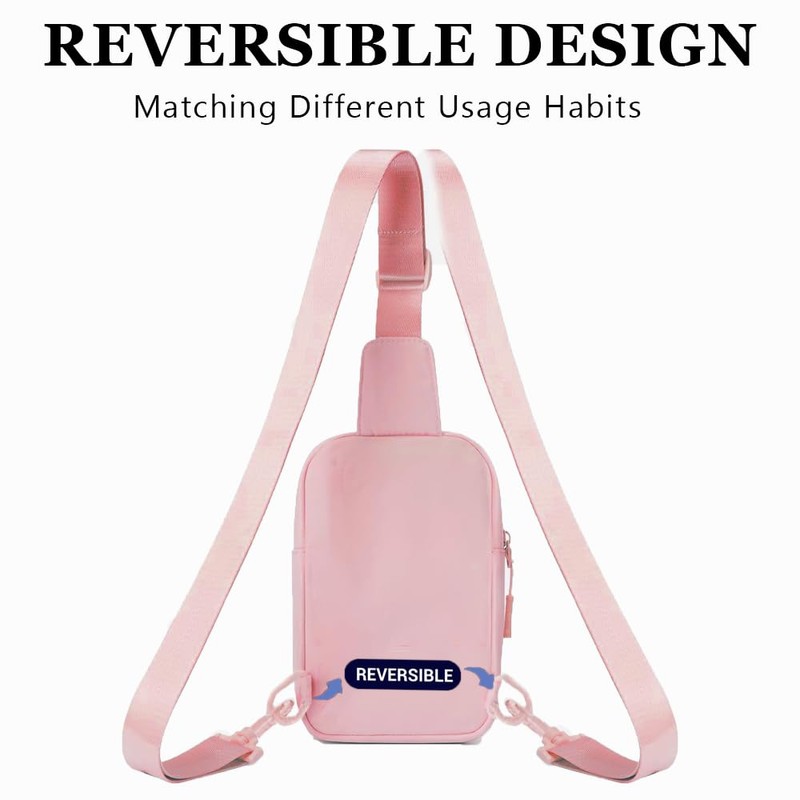 AndThere Small Sling Bag Men Women Cross Body Bag Waterproof