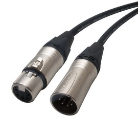 Van Damme DMX 5 Pin XLR to XLR Lead Stage Lighting Control Cable Neutrik Long 1.5 m 10 m (1.5 m)