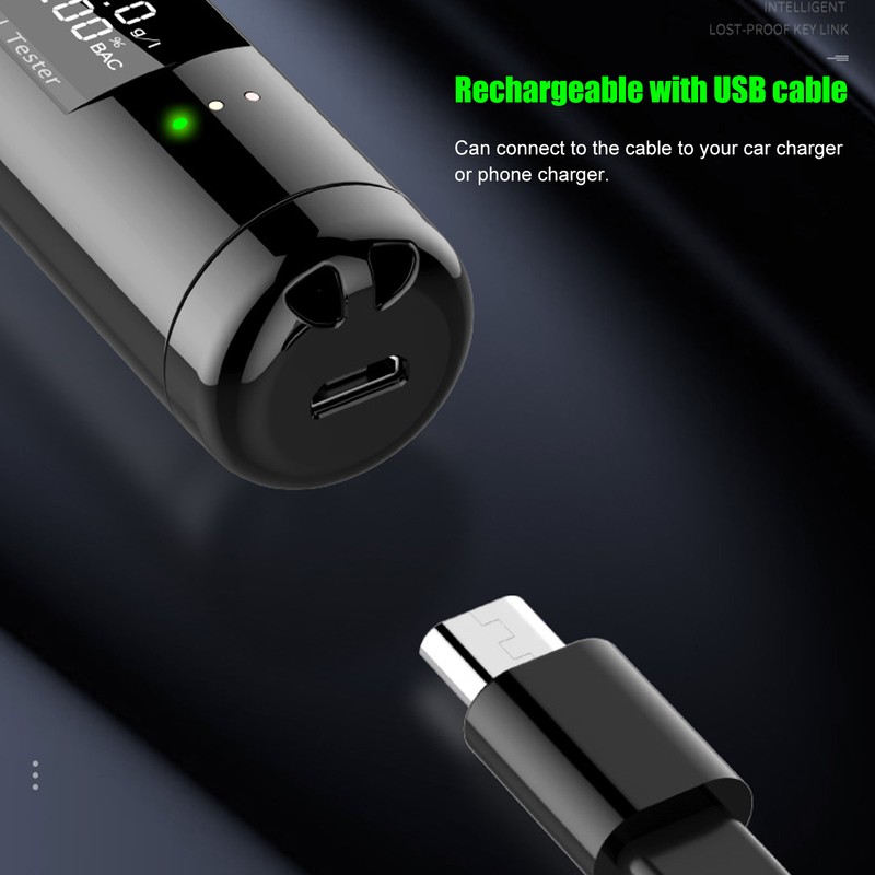 Portable NonContact Digital Breath Wine Tester Analyzer Detector for Traffic