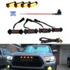 GTINTHEBOX 4 luces LED ámbar para parrilla de lente ahumada