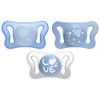 Chicco Chupón Physio Micro Azul SIL 0-2M - 2UN