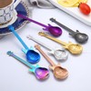 Alipis Spoon 304 Stainless Spoon Guitar Shape Tea Tool Kitchen