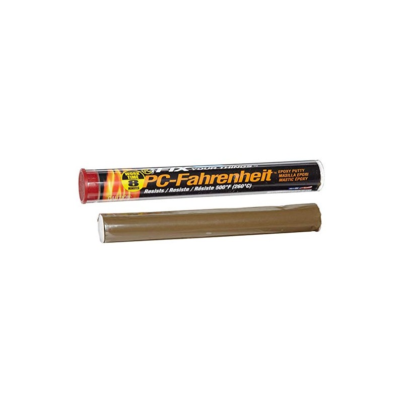 PC Products PC-Fahrenheit Hi-Temp 2 oz Epoxy Adhesive, Brown (45572)