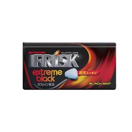 Kracie Frisk Extreme Black, Black Mint, 1.1 oz (31.5 g) x 9 Packs