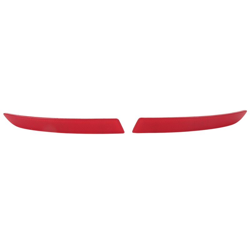 1 Pair Rear Bumper Reflector 63147318556 Red Housing Strong Retroreflection